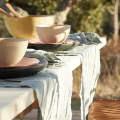 Costa Nova Place Settings & Linens|Maria Collection Runner in Mint