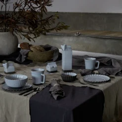 Costa Nova Place Settings & Linens|Maria Collection Tablecloth in Dusk Grey