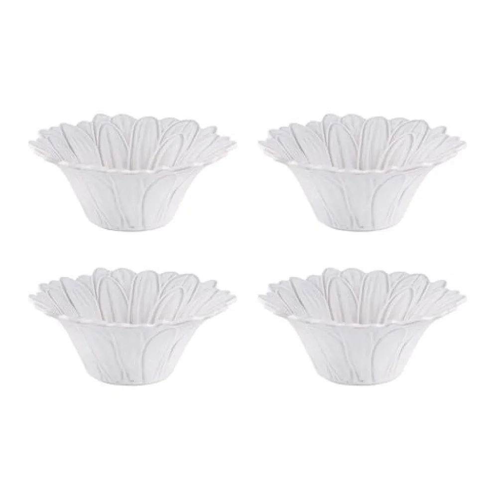 Bordallo Pinheiro Dinnerware|Maria Flor Bowl Daisy, Set of 4