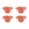 Bordallo Pinheiro Dinnerware|Maria Flor Bowl Hollyhock, Set of 4