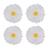 Bordallo Pinheiro Dinnerware|Maria Flor Fruit Plate 23" Daisy, Set of 4