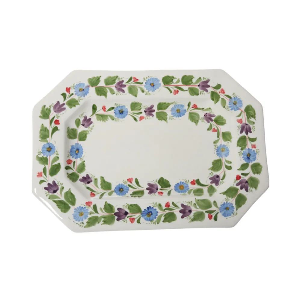 Carolina Irving and Daughters Dinnerware|Maria Luisa Octagonal Platter