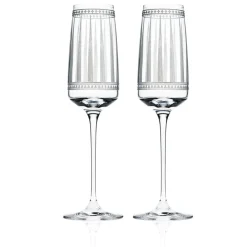 Caskata Glassware|Marrakech Champagne Glasses, Set of 2