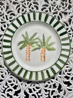 Sveva's Home Dinnerware|Marrakech Palm Tree, Set of 6