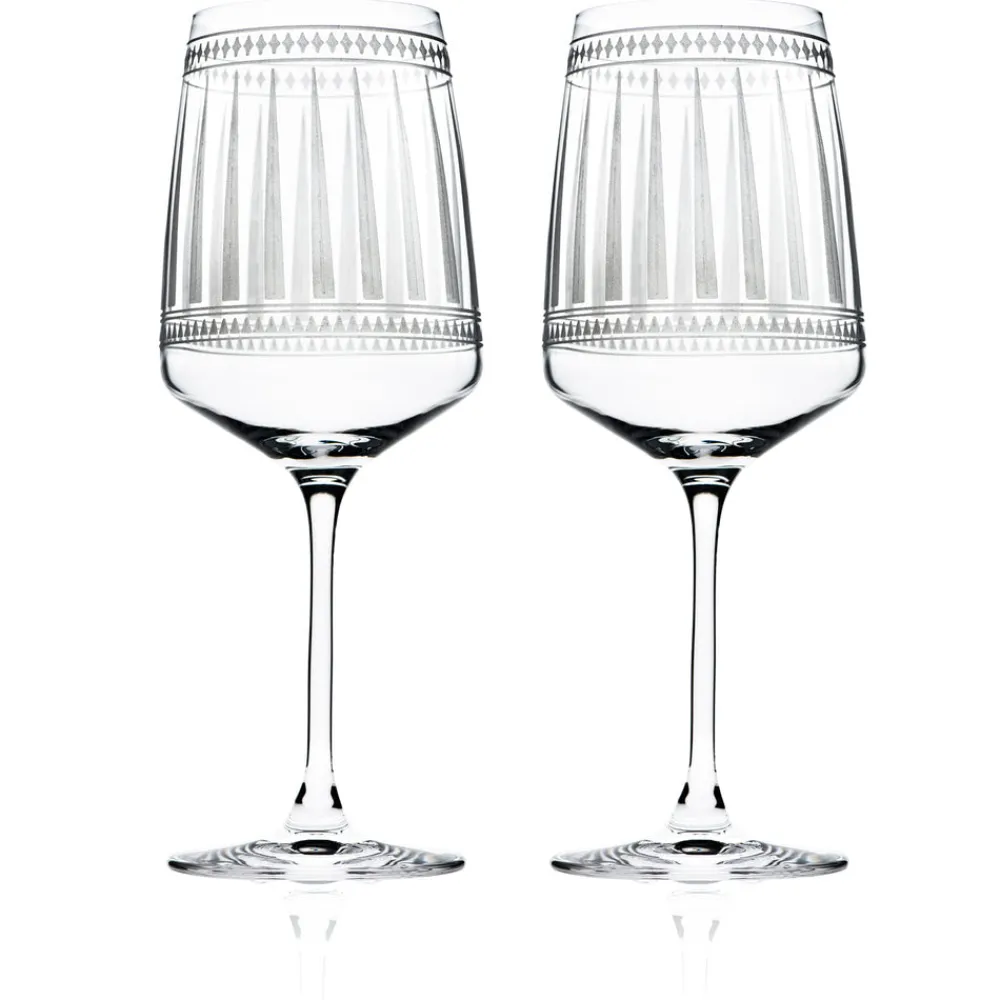 Caskata Glassware|Marrakech Red Wine Glasses, Set of 2