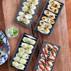 Caskata Dinnerware|Marrakech Sushi Tray, Set of 2