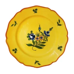 Este Ceramiche Dinnerware|Marseille Dinner Plates in Yellow, Set of 6