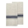 Caravan Place Settings & Linens|Marseille Tea Towels in Blue & Natural, Set of 2