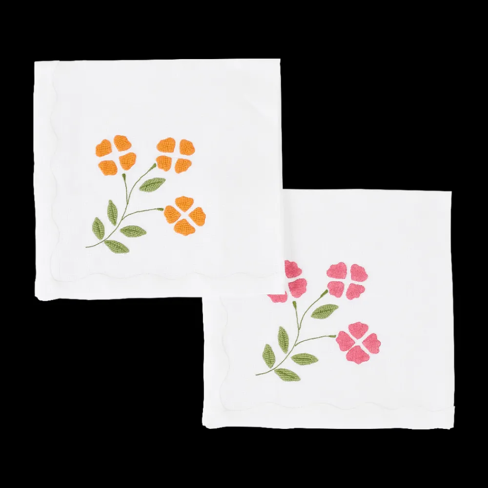 Elizabeth Lake Place Settings & Linens|Matisse Floral Dinner Napkins, Set of 2