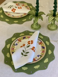 Elizabeth Lake Place Settings & Linens|Matisse Floral Dinner Napkins, Set of 2