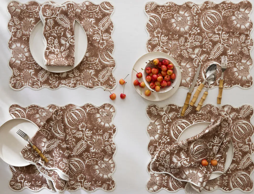 Matouk Place Settings & Linens|Schumacher Granada Oblong Placemat, Set of 4