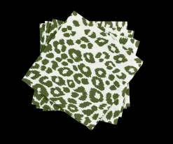 Matouk Place Settings & Linens|Schumacher Iconic Leopard Napkin, Set of 4