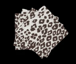 Matouk Place Settings & Linens|Schumacher Iconic Leopard Napkin, Set of 4