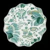 Matouk Place Settings & Linens|Schumacher Pomegranate Circle Placemats in Emerald, Set of 4