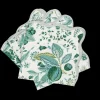 Matouk Place Settings & Linens|Schumacher Pomegranate Napkins in Emerald, Set of 4