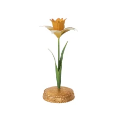 Juliska Candles|Meadow Walk Daffodil 9" Candlestick in Yellow