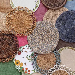 Juliska Place Settings & Linens|Meadow Walk Placemat in Multi, Set of 4