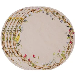 Juliska Place Settings & Linens|Meadow Walk Placemat in Multi, Set of 4