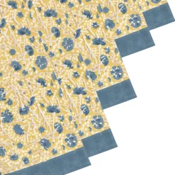 Couleur Nature Place Settings & Linens|Meadows Napkins Blue & Green, Set of 6