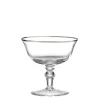 Ginori 1735 Glassware|Medici Champagne Goblets Platinum Thread, Set of 2