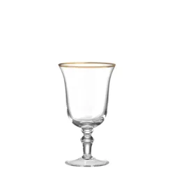 Ginori 1735 Glassware|Medici Liquor Goblets Gold Thread, Set of 2