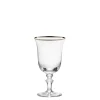 Ginori 1735 Glassware|Medici Liquor Goblets Platinum Thread, Set of 2
