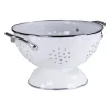 Golden Rabbit Dinnerware|Medium Colander in Solid White