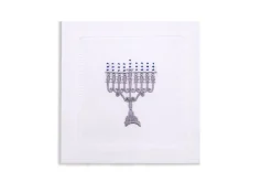Chefanie Place Settings & Linens|Menorah Cocktail Napkins, Set of 4