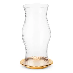 AERIN Candles|Milla Hurricane in Clear/Gold