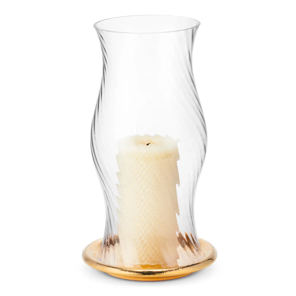 AERIN Candles|Milla Hurricane in Clear/Gold