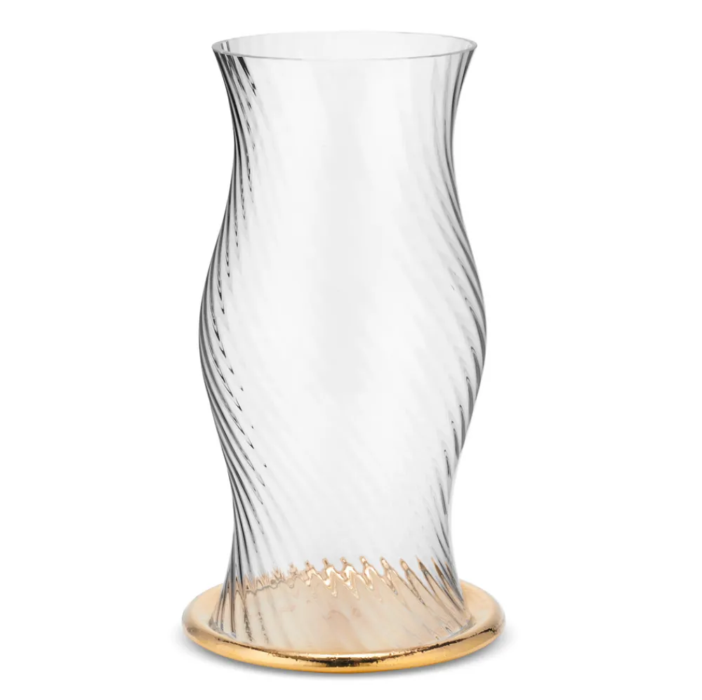 AERIN Candles|Milla Hurricane in Clear/Gold