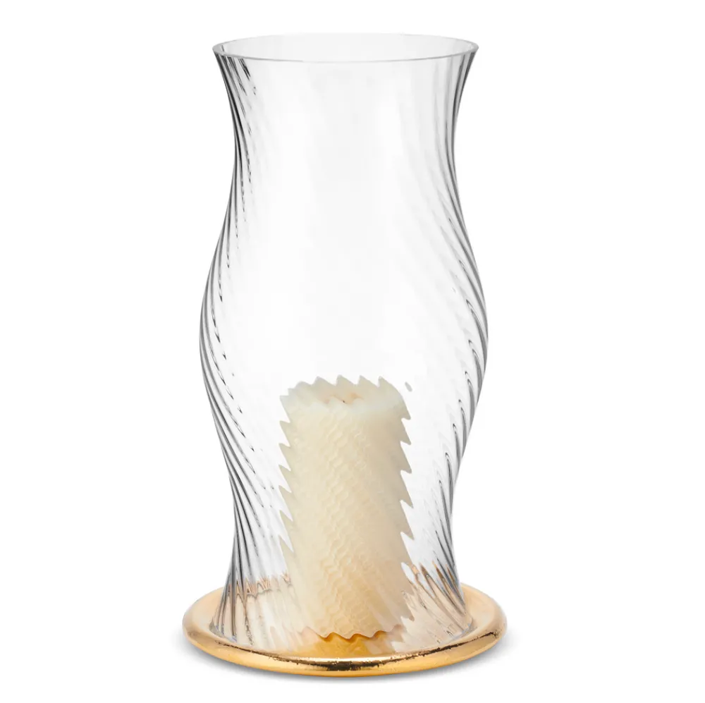 AERIN Candles|Milla Hurricane in Clear/Gold