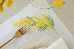 TriChi Design Place Settings & Linens|Mimosa Placemat, Set of 4