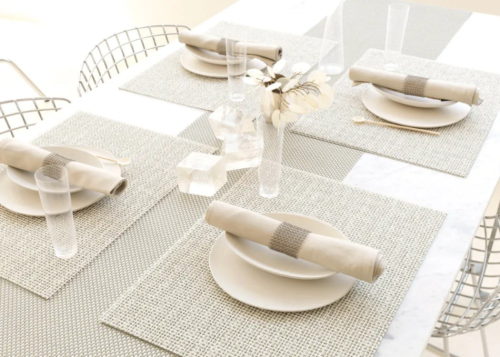 Chilewich Place Settings & Linens|Mini Basketweave Rectangular Placemat