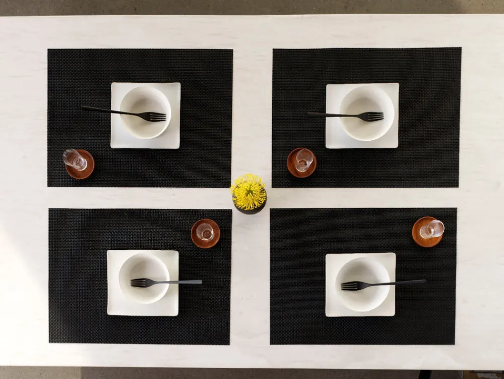 Chilewich Place Settings & Linens|Mini Basketweave Rectangular Placemat