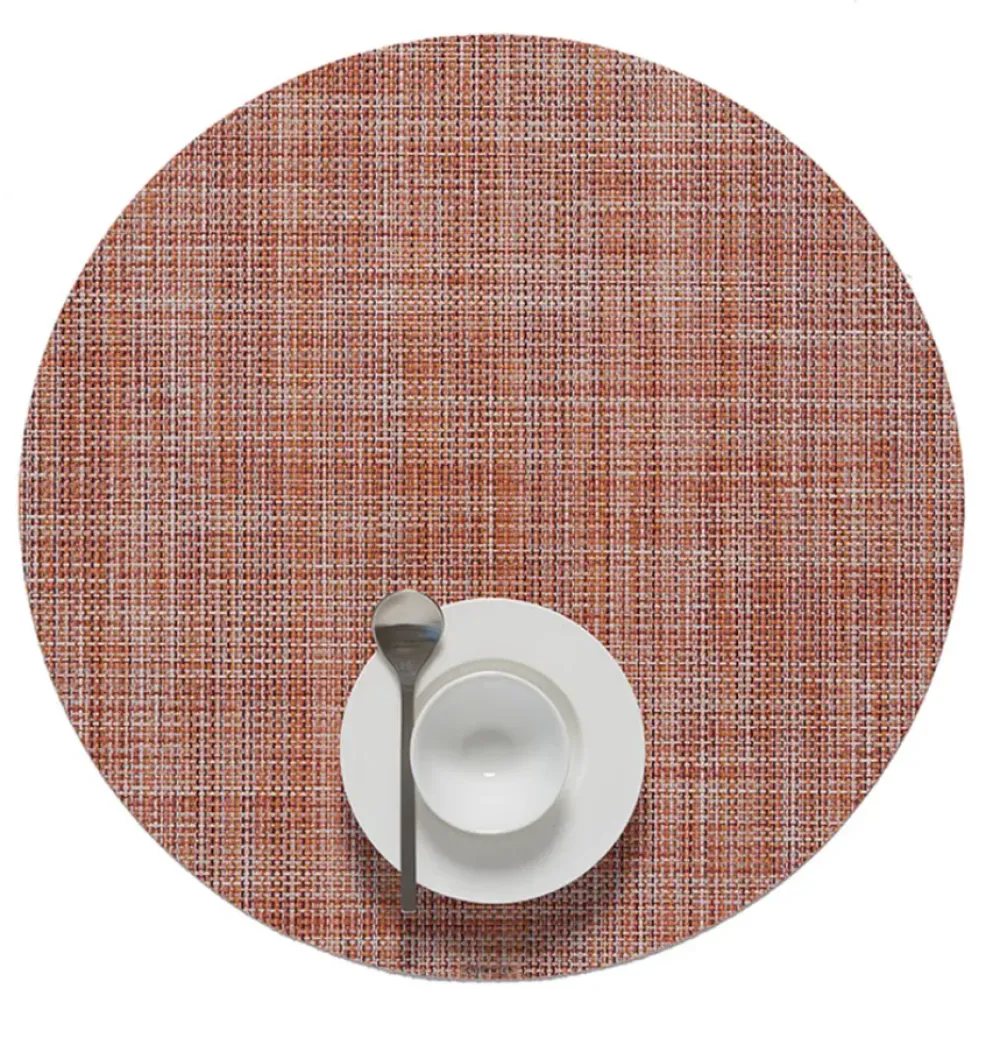Chilewich Place Settings & Linens|Mini Basketweave Round Placemat