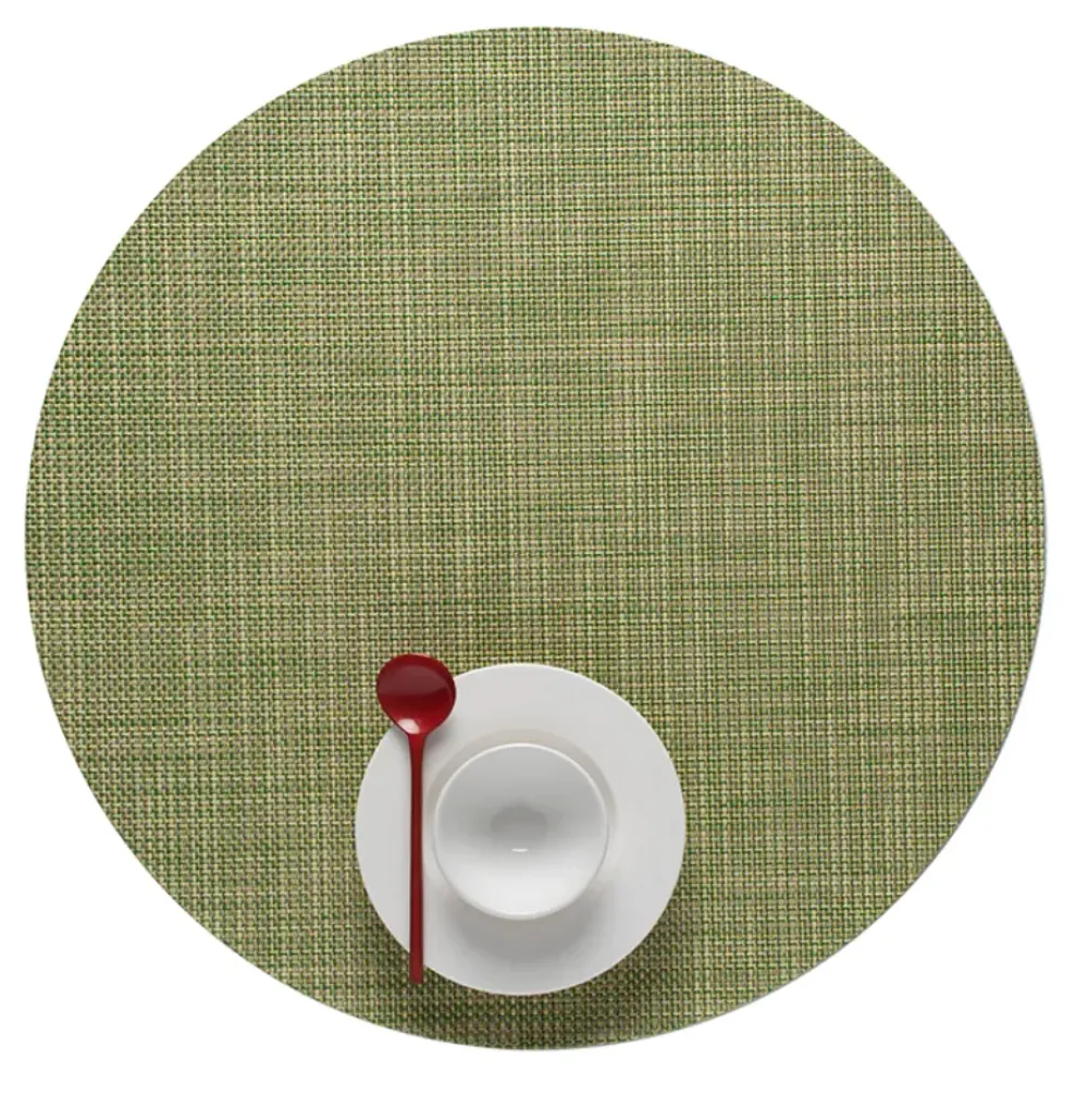 Chilewich Place Settings & Linens|Mini Basketweave Round Placemat
