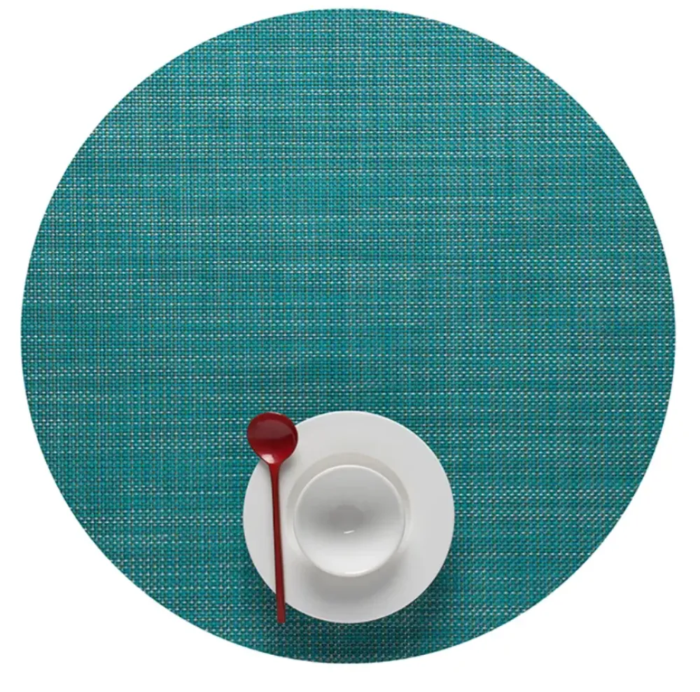 Chilewich Place Settings & Linens|Mini Basketweave Round Placemat