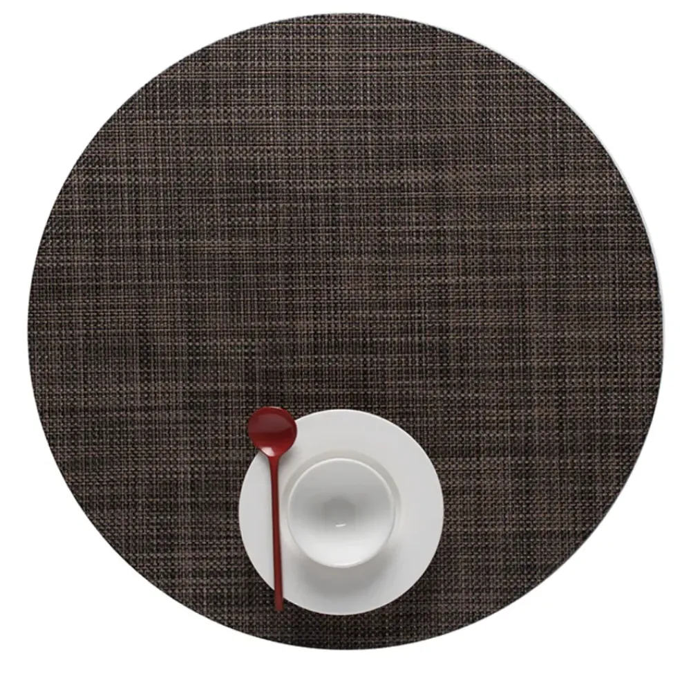 Chilewich Place Settings & Linens|Mini Basketweave Round Placemat