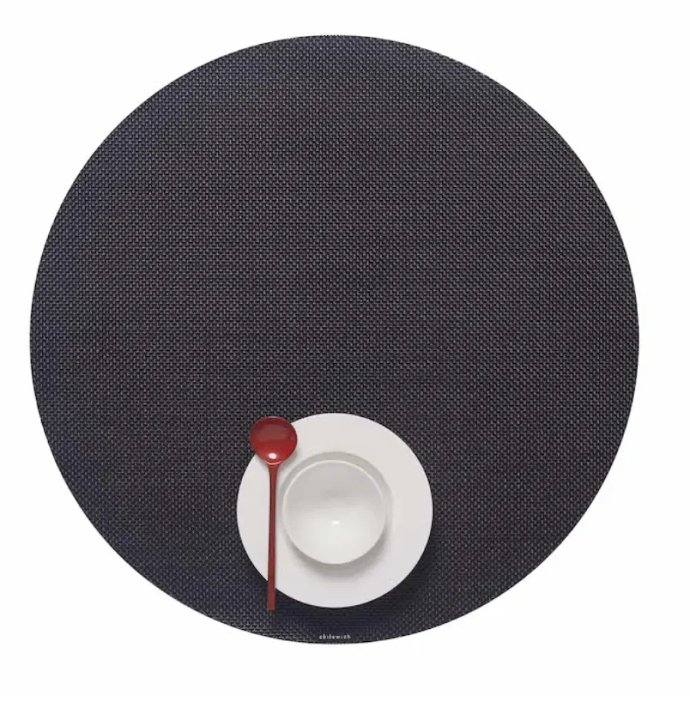 Chilewich Place Settings & Linens|Mini Basketweave Round Placemat