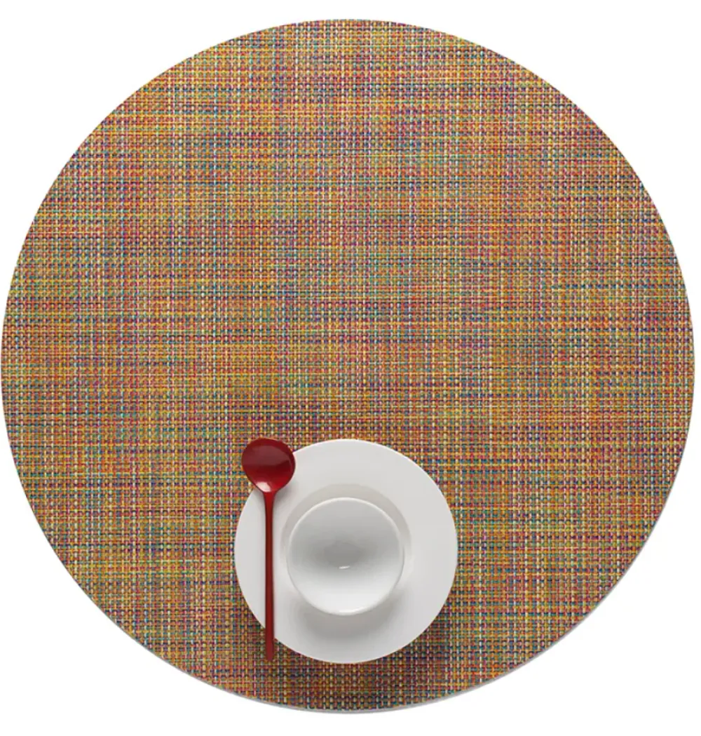 Chilewich Place Settings & Linens|Mini Basketweave Round Placemat