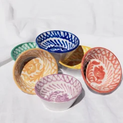 Pomelo Casa Dinnerware|Mini Bowl With Hand Painted Designs