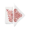 Cabana Place Settings & Linens|Mirandola Napkins in Red, Set of Four