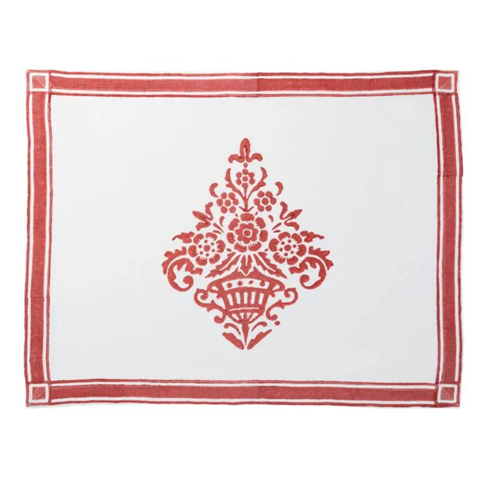 Cabana Place Settings & Linens|Mirandola Placemat in Red