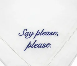 Chefanie Place Settings & Linens|Miss Manners Dinner Napkins, Set of 4