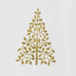 Henry Handwork Place Settings & Linens|Mod Tree Gold Napkin