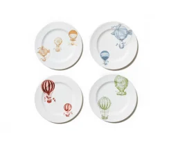 Laboratorio Paravicini Dinnerware|Mongolfiere Double Plates Collection, Set of 4