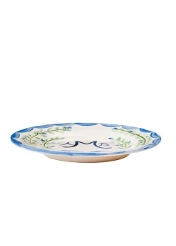 Tricia Lowenfield Best Of Baby Registry|Dinnerware|Monogram Dinner Plate Blue, 10