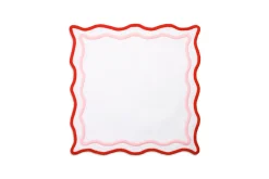 Loulou La Dune Place Settings & Linens|Morgan Placemat and Napkin Set in Pink