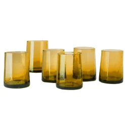 Verve Culture Glassware|Moroccan Cone Glassware Set of 6